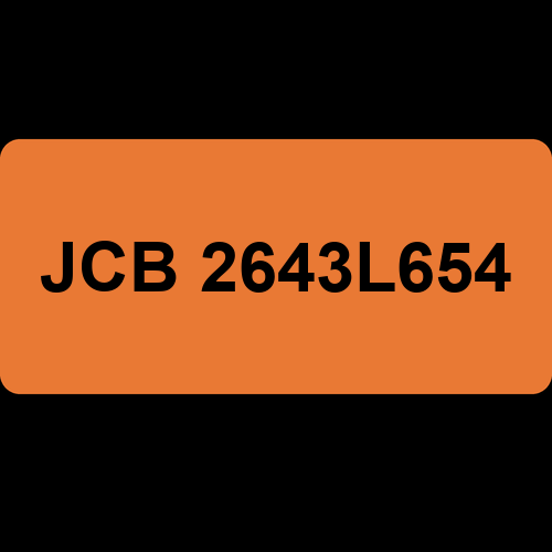 JCB 2643L654